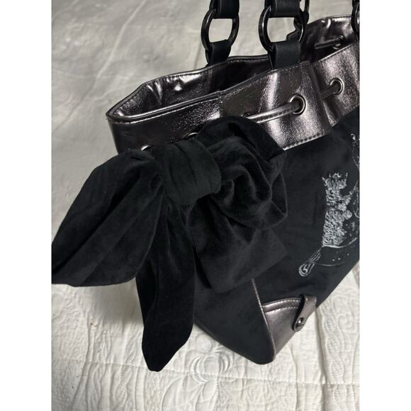 Juicy Couture Daydreamer Bag Scottie Dog Y2K Bow Card Holder Heart Charm New - Picture 4 of 6